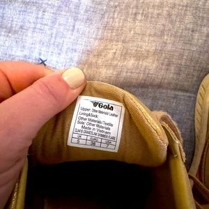 GOLA metallic sneakers